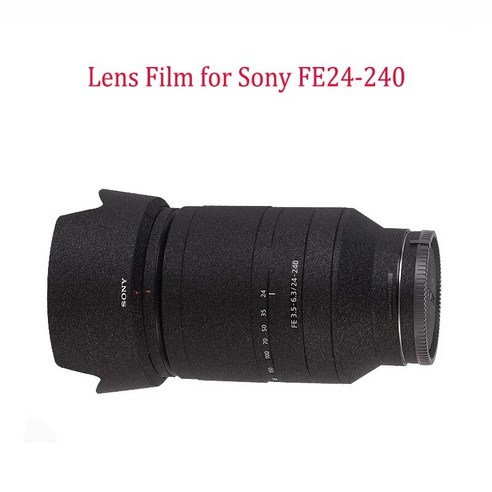 스크래치 방지 보호 스티커 스킨 필름 소니 FE24-240mm FE 24-240 SEL24240 카메라 렌즈용 맞춤형 코트 랩 데칼 스킨, 1)circuit white
