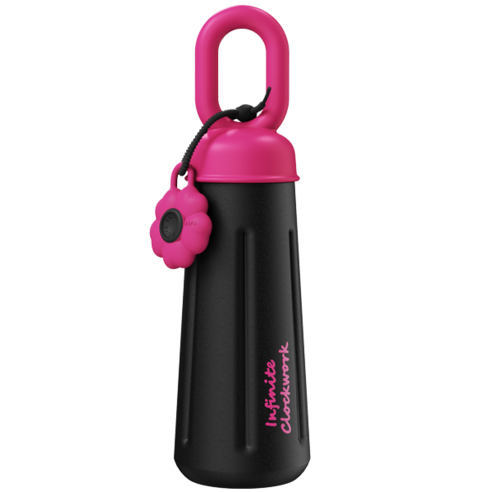 FATTYS 삼대 도파민 여신컵 비주얼 텀블러, 316, 450ml, 매력적인 블랙 레드, 1개