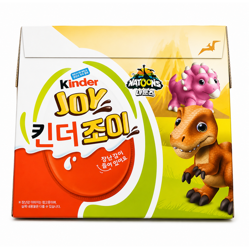 굿픽샵 코스트코 킨더조이 나툰즈 초콜릿 장난감 간식세트 대용량 어린이간식+고급 사탕 증정, 2개, 240g