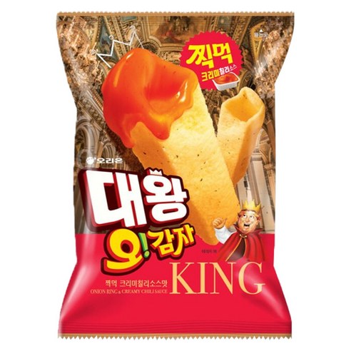 오리온 대왕 오!감자 찍먹 크리미칠리소스맛, 65g, 5개