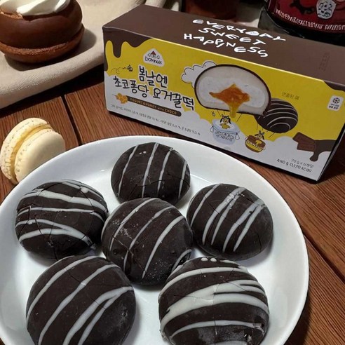 초코퐁당 요거꿀떡 떡 간식 60g