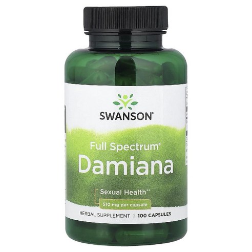 스완슨 다미아나 다미아나잎 510mg 100캡슐 Damiana