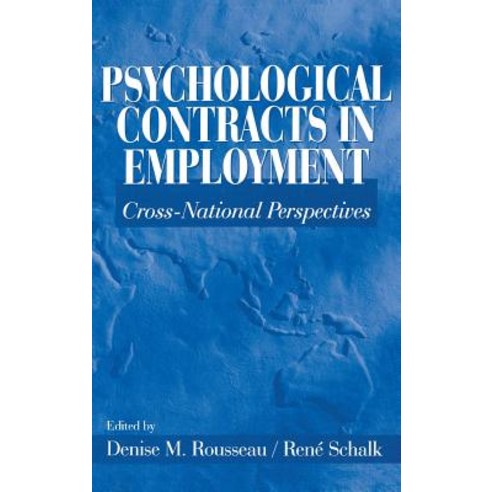 (영문도서) Psychological Contracts in Employment: Cross-National ...