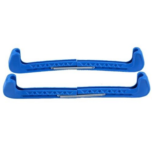 스케이트 날집 SPORTFUNSF 조정 가능한 보호 스포츠 블레이드 커버 아이스 가드 하키 31cm 스키 액세서리 1 쌍, 5) 파란, 없음
