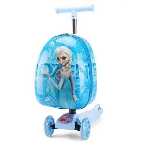 엘사의 마법이 담긴 씽씽카 캐리어로 특별한 여행을!