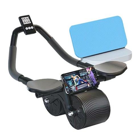 COBOTOR AB슬라이드 복근운동 기구 저소음 + 무릎보호패드 오렌지 핑크 블랙