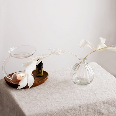 우아한 매력과 다목적성을 갖춘 미니 펌킨 유리 꽃병