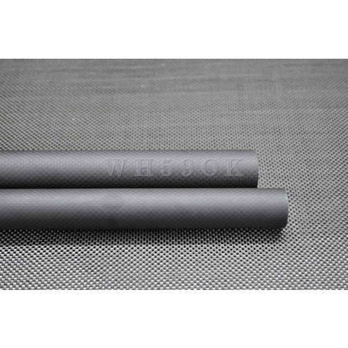 고강도 3k 탄소섬유튜브 외경 20mm 22mm 23 24mm 25mm 26mm 27mm 28mm 29 30mm 길이500mm 3k 평직유광 윙튜브 Carbon fiber tube, 1pcs 25x20x500mm 무광
