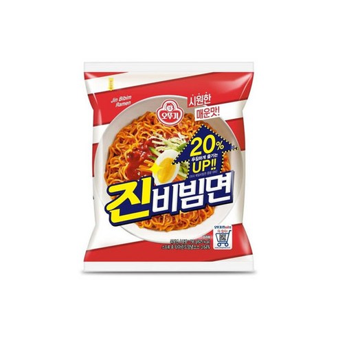 오뚜기 진비빔면 4봉(멀티1팩), 4개