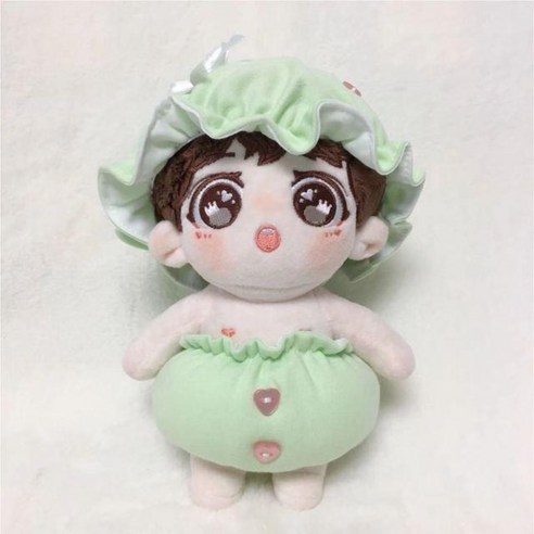 솜인형 만들기 인형 DIY 키트 생일곰, C 오렌지색 곰 옷만 솜인형키트 14 솜깅 무속성 솜인형 옷장 인형 옷 키트 10cm 15cm 20cm 인형 옷, 노란 인형 옷