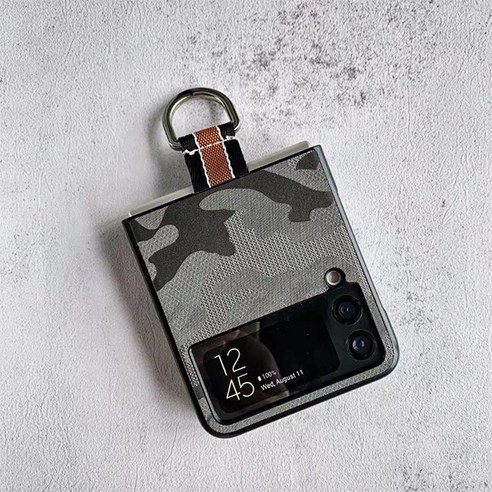 갤럭시 Z플립3 Z플립1/2 고리 밀리터리 하드케이스