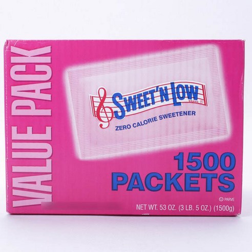 스위트앤로우 스위트너 1500ct/설탕대용/Sweet N Low, 1개, 1.5L