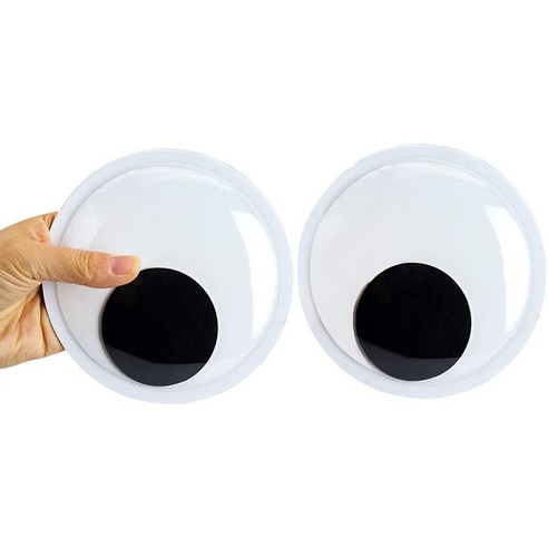 웨버몰 장식용 인형눈알 대형 장식 데코 실내 인테리어 소품, 2개, 18cm
