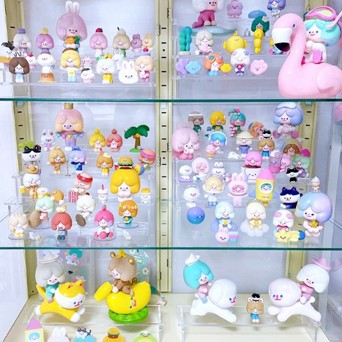 깔끔하고 세련된 전시를 위한 다목적 아크릴 계단식 진열대