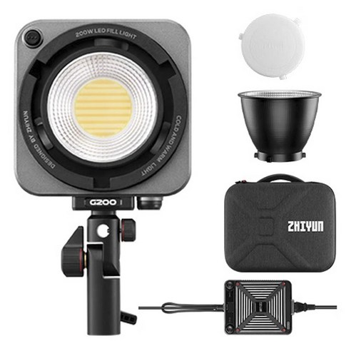 빛으로 완성하는 당신의 순간, 지윤 300W 라이트 스탠다드 블랙