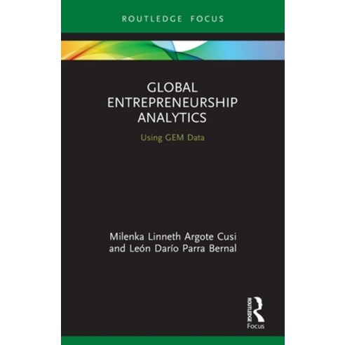 (영문도서) Global Entrepreneurship Analytics: Using GEM Data Paperback, Routledge, English, 9780367542092