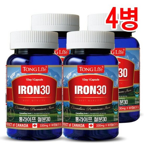 뉴트리코어 철분 프리미엄 60정 철분제 11 통라이프-프리미엄철분30-고함량캡슐-3개월분-2병, 2개, 90정