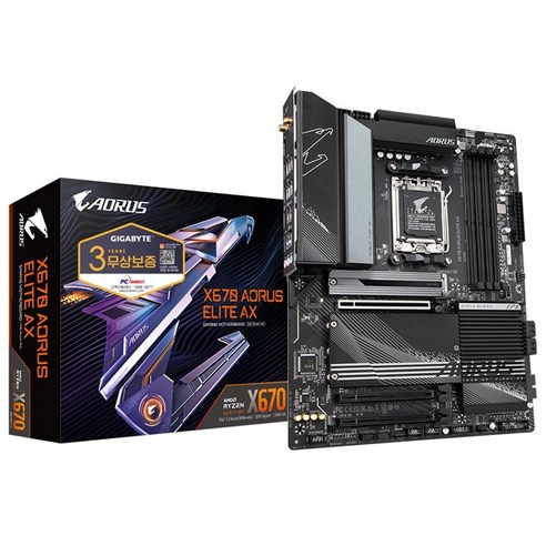 GIGABYTE X670 AORUS ELITE AX 피씨디렉트 
그래픽카드/메인보드