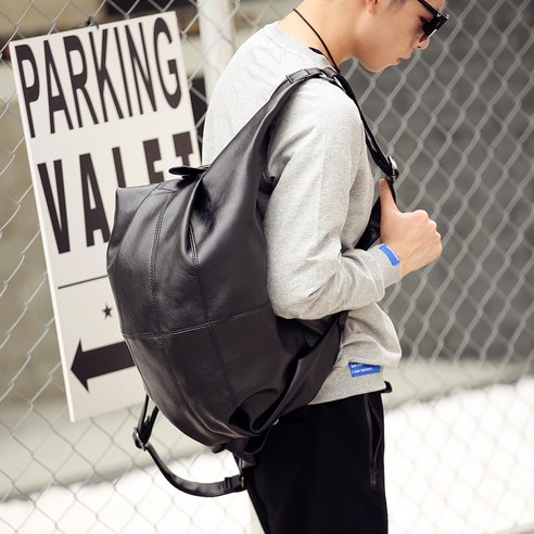 DFMEI 유행 한국어 스타일 배낭 남자 다기능 Schoolbag 컴퓨터 여행 가방 만두 가방 어깨 가방