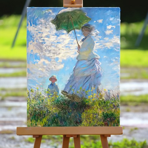 모네의 명작을 손으로 그리는 즐거움