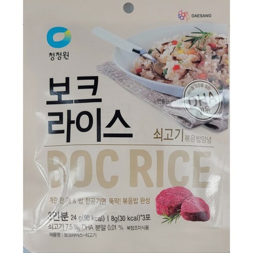 청정원 보크라이스쇠고기 24g x3개, 15개