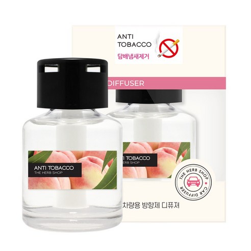 더허브샵 차량용 방향제 디퓨저 70ml, 안티 타바코, 1개