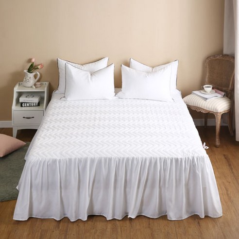 섬세한 아름다움과 깨끗함을 더하는 알러지케어 프릴 누빔 베드스커트 침대스커트