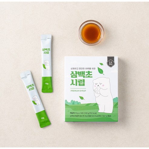 국내산 삼백초 시럽, 10g, 14개