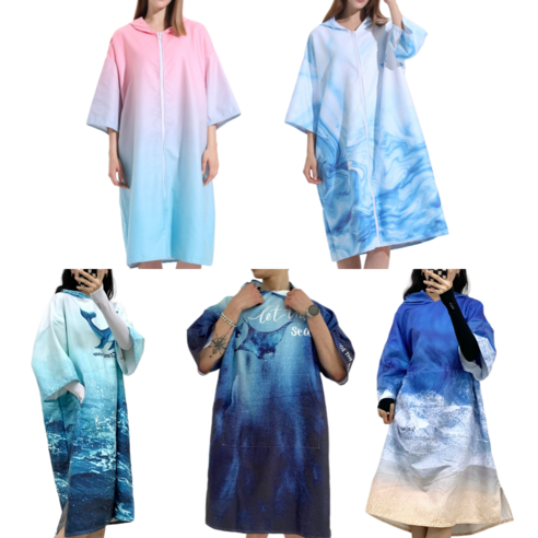 입는 순간, 푸른 파도 속 뽀송함!