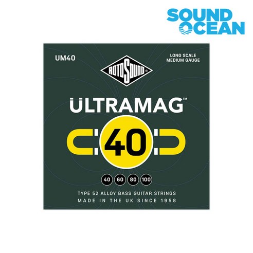 로토사운드 4현 베이스 기타 스트링, UM40 Ultramag Bass
