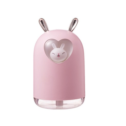 DFMEI 가습기 USB 2합17채색무드등가습기책상 가습기, 핑크색