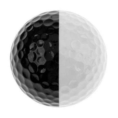 골프 공 골프 훈련 소프트 폼 공 연습 공 흑백, 42.6mm, 설명