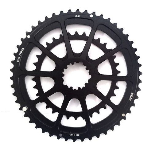 Sram GXP 용 도로 자전거 크랭크 셋 50/34T 52/36T 52/42T 53/39T 스프로킷, [01] 50-34T