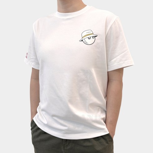 필드 위 자신감, 일상 속 스타일, 말본 골프 스크립트 라운드 반팔 티셔츠