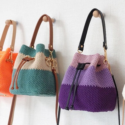 손끝에서 피어나는 예술, 털실나라 DIY 미니 복조리 뜨개질 가방으로 특별한 일상을 만들다.