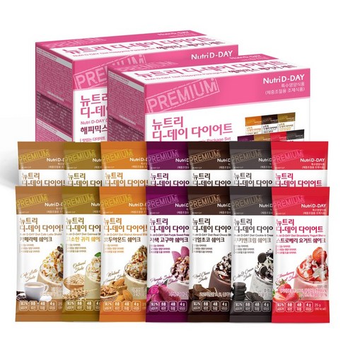 뉴트리디데이 다이어트 쉐이크 해피믹스 28포, 단품, 단품, 1개 뉴트리디데이단백질쉐이크 Best Top5