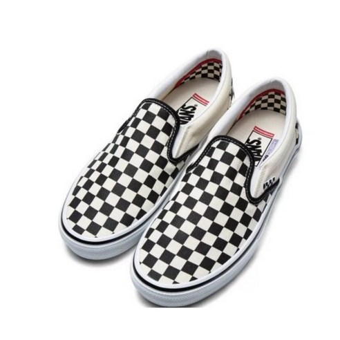 [백화점 매장정품] 반스 스니커즈 런닝화 운동화 VANS 체커보드 스케이트 Slip-on 슬립온 VN0A5FCAAUH1 남성 여성