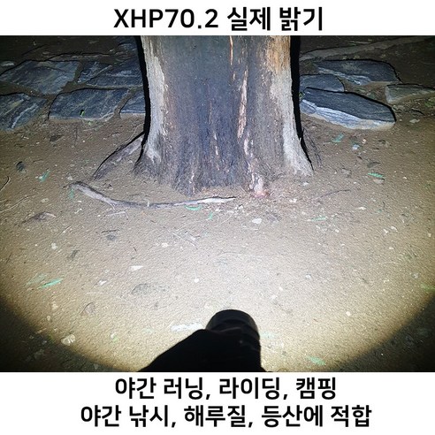 최고의 명암을 위한 XHP70.2 헤드랜턴