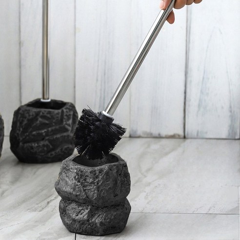 욕실청소 화장실 변기청소솔 변기브러쉬 Toilet Brush, 블랙, 1개