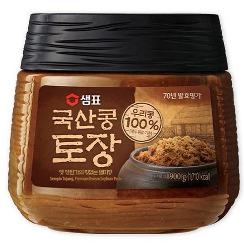 샘표 국산콩 토장, 900g, 5개