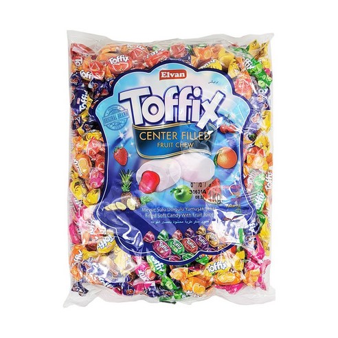 엘반 토픽스 과일향 츄위캔디, 1kg, 6개
