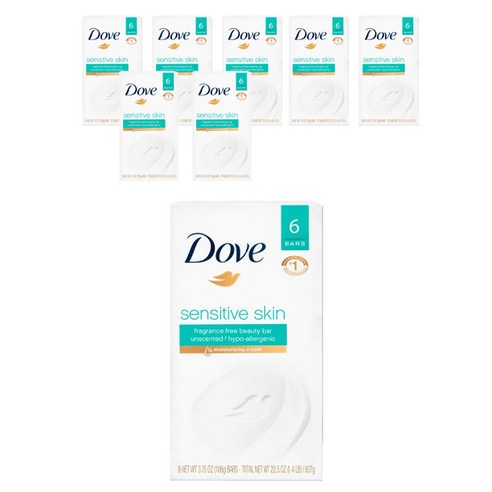 도브 뷰티 바 센서티브 스킨, 106g, 48개