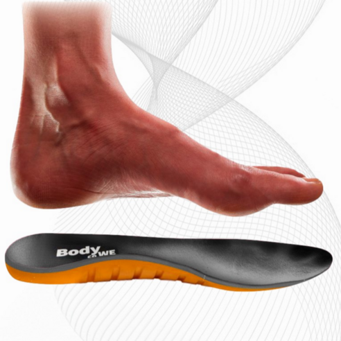 BodycoWe 발이편한 족저근막 메모리폼 아치 깔창