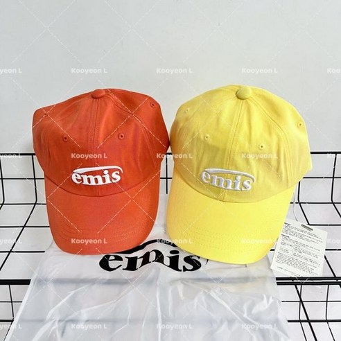 이미스모자 대두 볼캡 이미스 심플 모자 EMIS EMIS볼캡 깊은 남여공용 오버핏 2뉴로고