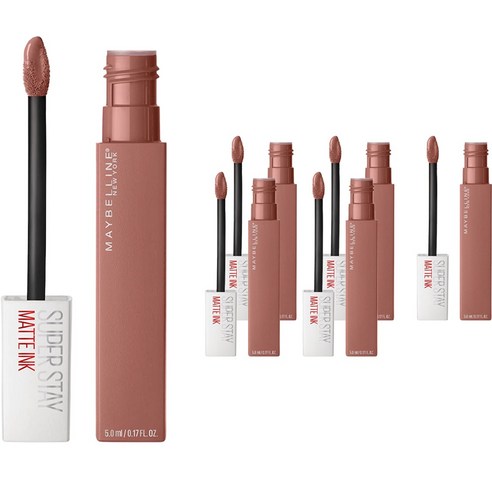 메이블린 뉴욕 슈퍼 스테이 립 잉크 5ml, 065 Seductress, 6개
