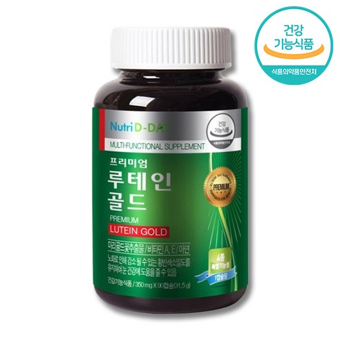 뉴트리디데이 프리미엄 루테인 골드 350mg, 90정, 1개