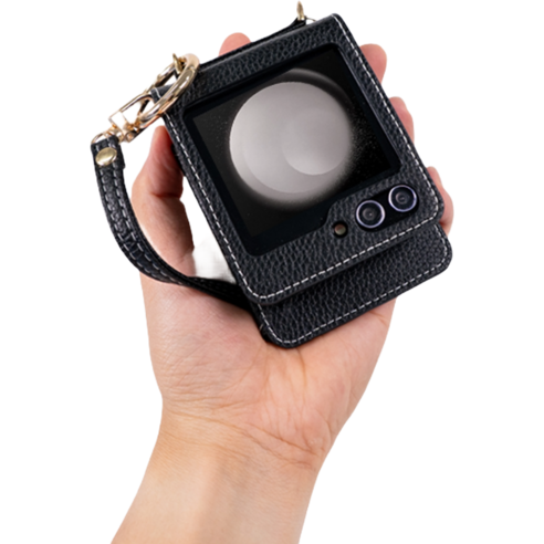 갤럭시 Z 플립의 완벽한 동반자: 세련된 스타일, 내구성 있는 구조, 유용한 기능이 결합된 케이스