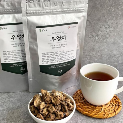 더조은푸드 [더조은] 국내산 볶은 우엉차(지퍼백) 50g x 5팩, 1개입, 5개