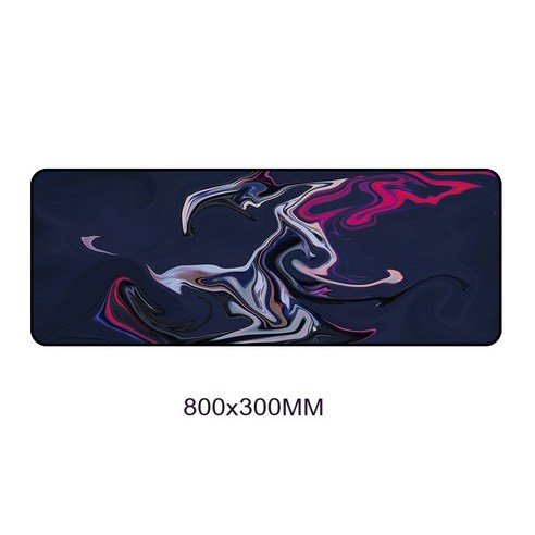 YJQ 대형 800x300 2/3mm 게이머 데스크 패드 노트북 마우스 매트 게임용 마우스 패드 XL 마우스 패드 PC 컴퓨터 키보드 데스크 매트 액세서리 카펫, DBX-391-80X30_2MM Thickness