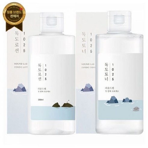 라운드랩 독도 토너 200ml+로션 200ml오늘출발, 토너 200ml+로션 200ml